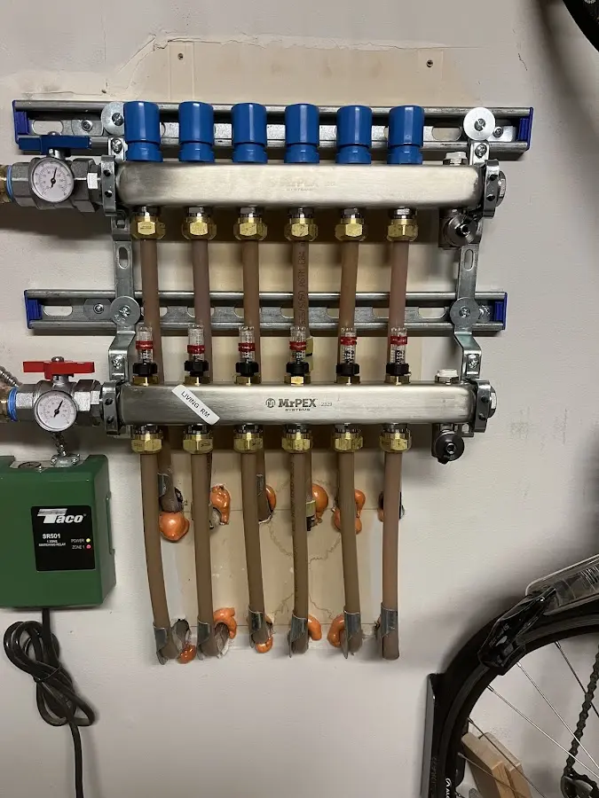 Plumber performing Gas Line Installation at a residential property in Taylor Mill